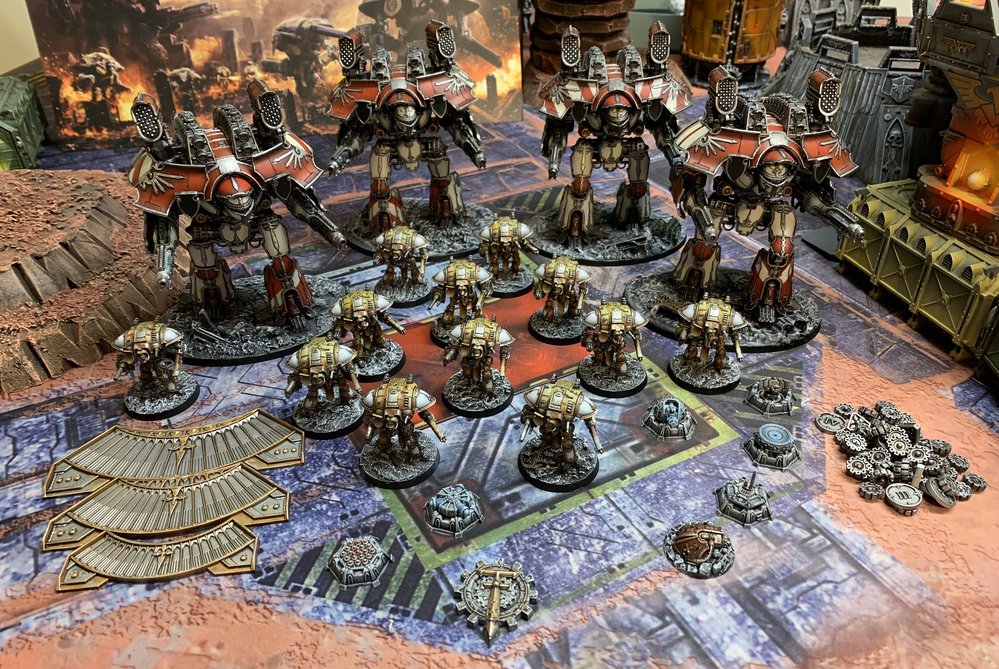 Legio Atarus ja House Coldshroud valmistautuvat taisteluun.