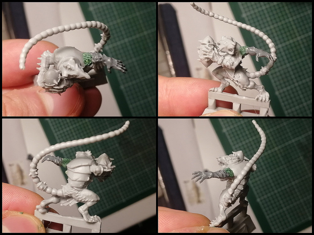 Skaven thrower extra arms mutaatiolla.